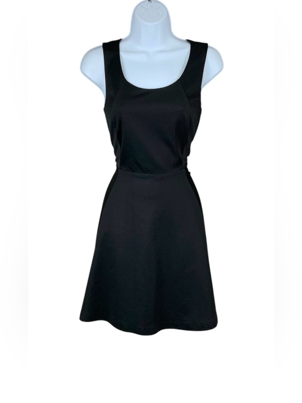 Express Black Mini Skater Dress